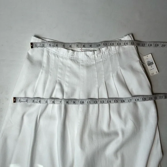 ANTHROPOLOGIE CORSET FRONT TROUSERS SIZE 6 COLOR IVORY NWT - Picture 7 of 9